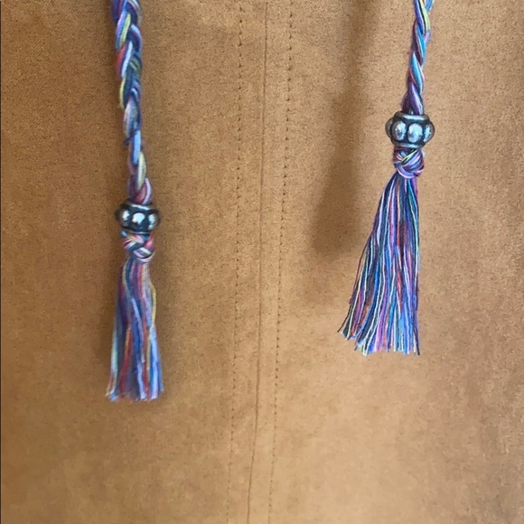 Love, Fire Brown Suede Dress size Medium - Picture 9 of 12